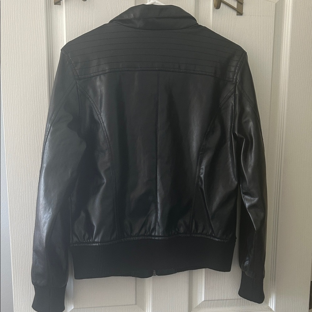 Intro. Women’s Black Bomber Jacket - Picture 5 of 5